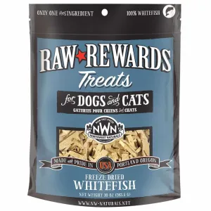 20% OFF: Northwest Naturals Raw Rewards Whitefish Freeze-Dried  Dog & Cat Treats 2.5oz