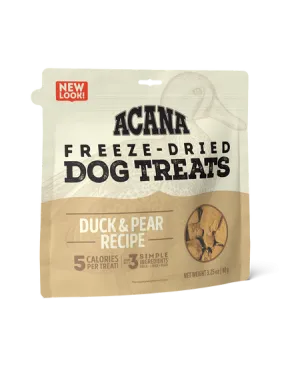 Acana Singles Duck & Pear Freeze-Dried Dog Treats 3.25oz