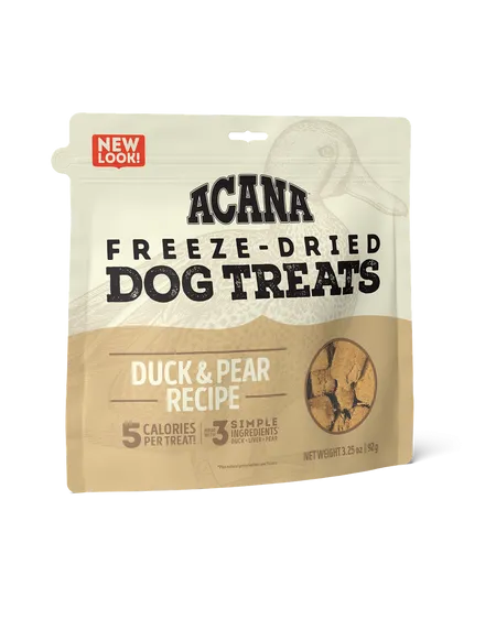 Acana Singles Duck & Pear Freeze-Dried Dog Treats 3.25oz