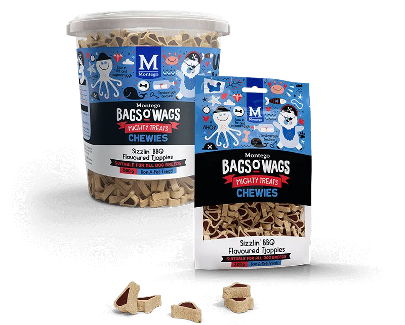 Bags O' Wags Bbq Tjoppies (select size for price)