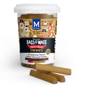 Bags o Wags puppy chewies toffee 350g