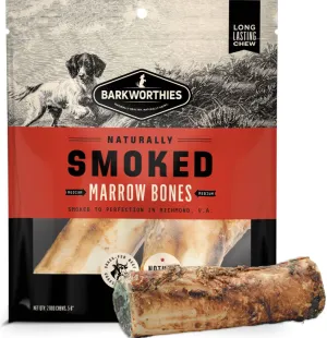 Barkworthies Smoked Marrow Bone 2 Pack For Dogs