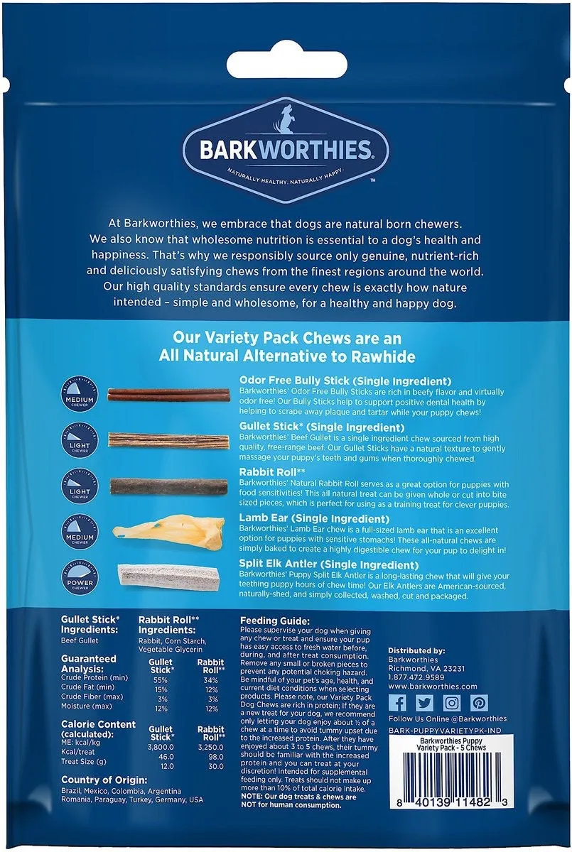 Barkworthies Variety Pack Puppy