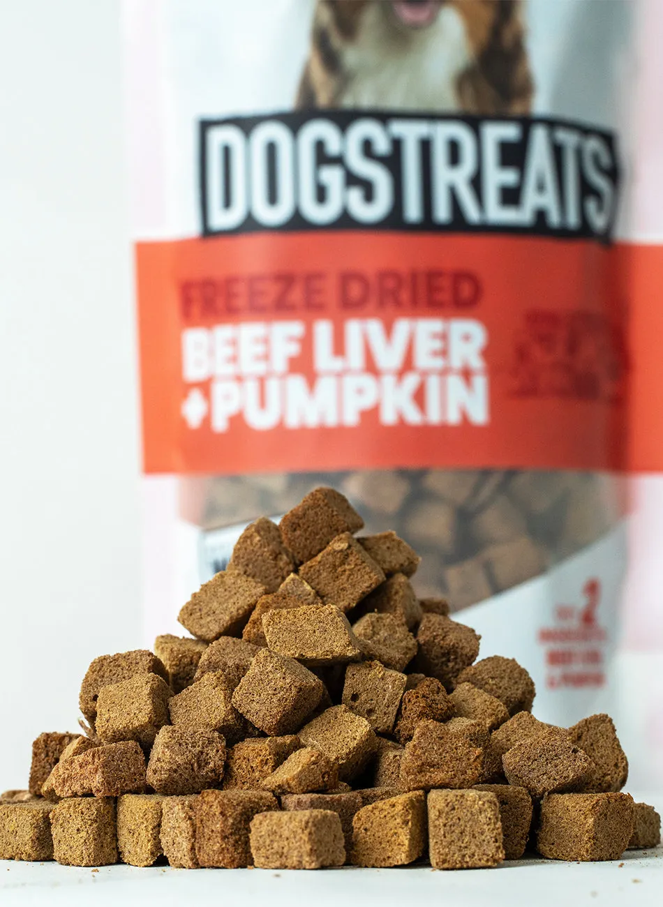 Beef Liver & Pumpkin Freeze Dried DogsTreats