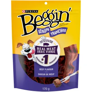 Beggin’ Strips Beef Dog Snacks 170g