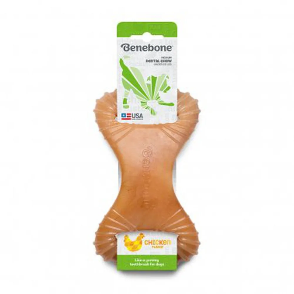 Benebone Dental Chew Chicken Flavor Dog Chew Toy