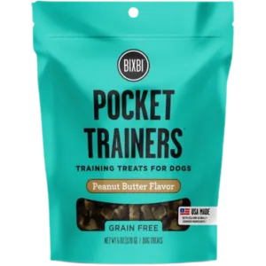 Bixbi Pocket Trainers Peanut Butter Dog Treats 6oz