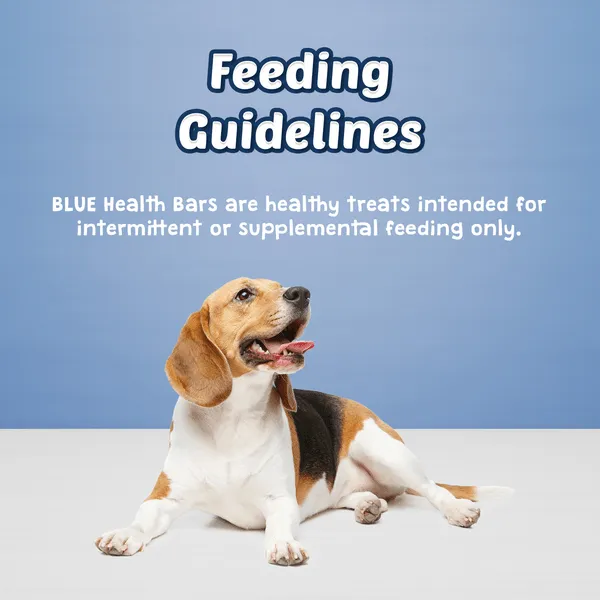 BLUE Health Bars Natural Crunchy Dog Treats Biscuits; Banana & Yogurt, 16oz