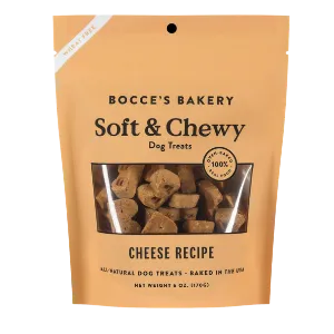 Bocce's Bakery Basic Soft & Chewy Cheese Wheat Free Dog Treats 6 oz