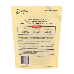 Bocce's Bakery Soft & Chewy Summertime PB-Banana Chip Dog Treats, 6 oz