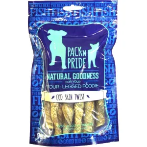 BUY 2 GET 1 FREE: Pack 'N Pride Cod Skin Twist Dog Treats 113g