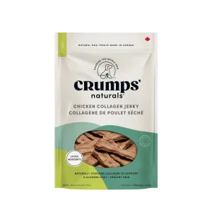 Crumps' Naturals Dog Treats: Chicken Collagen Jerky