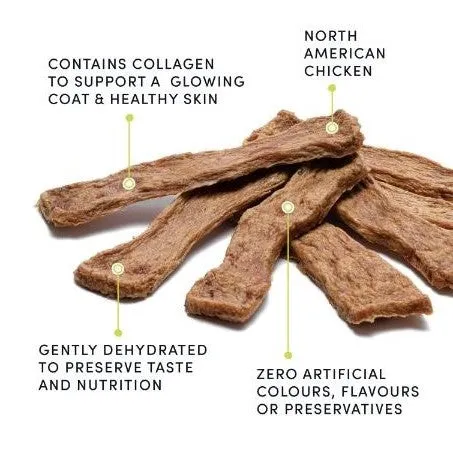 Crumps' Naturals Dog Treats: Chicken Collagen Jerky