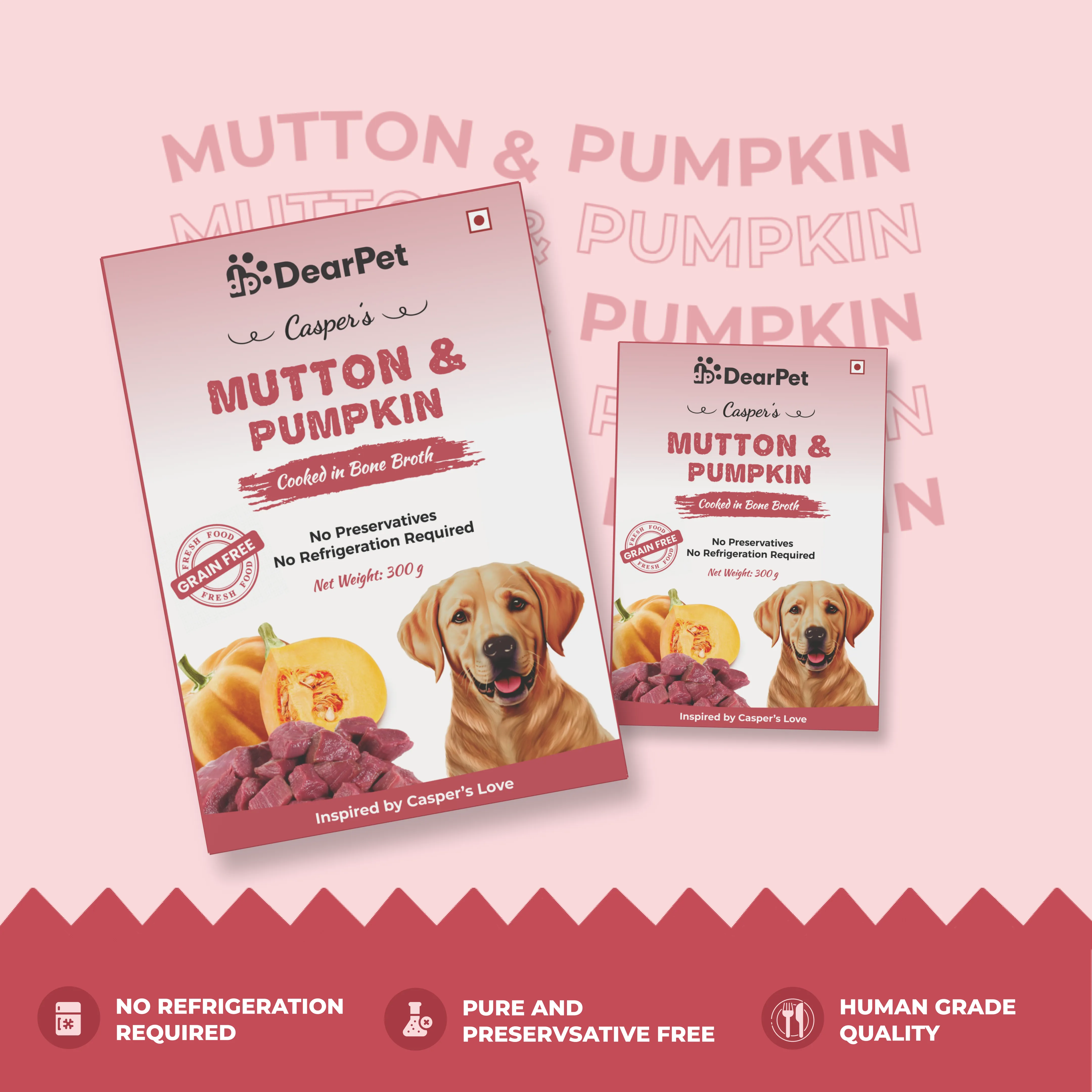 DearPet Grain-Free Mutton and Pumpkin Dog Food