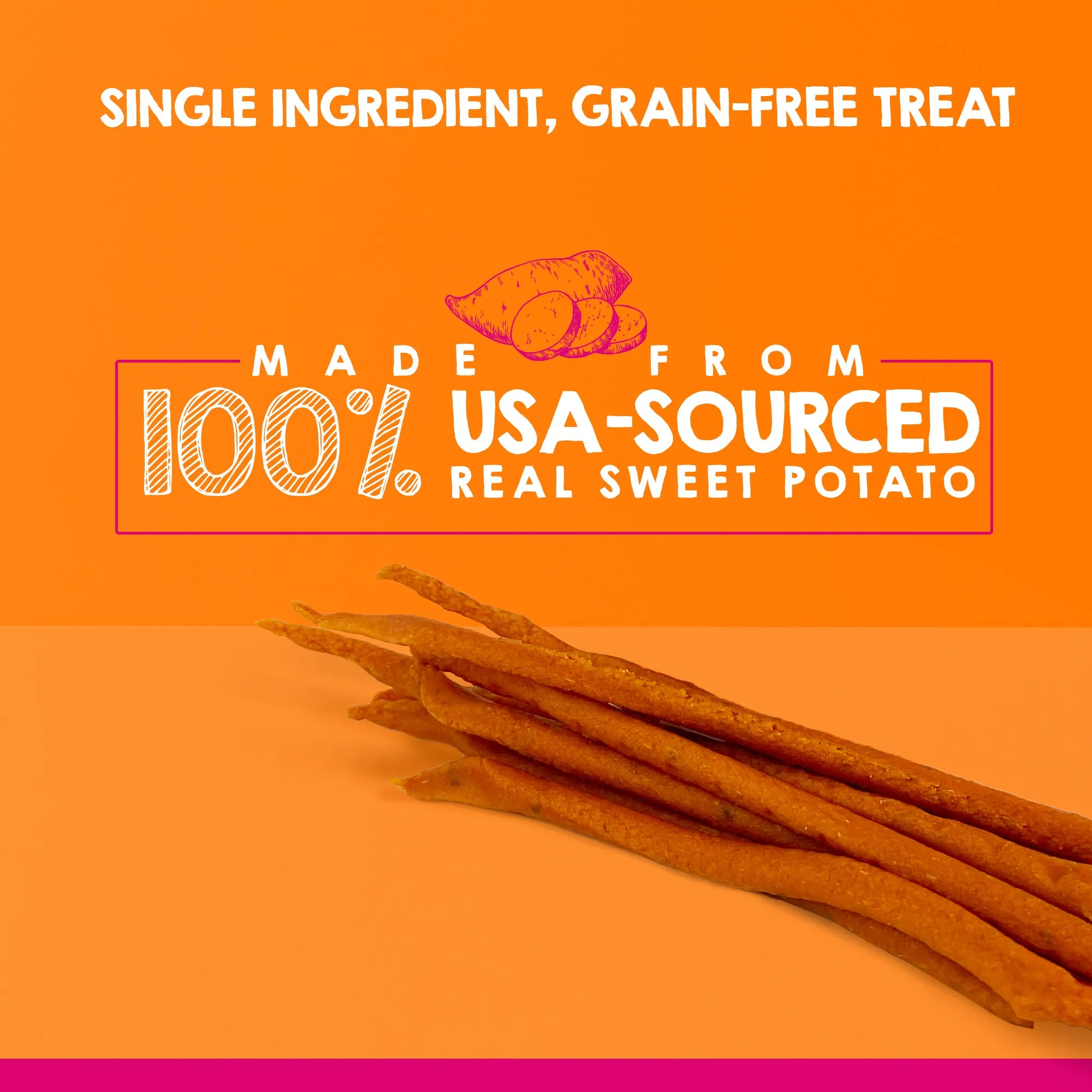 Dehydrated Sweet Potato Sticks (7.5oz)