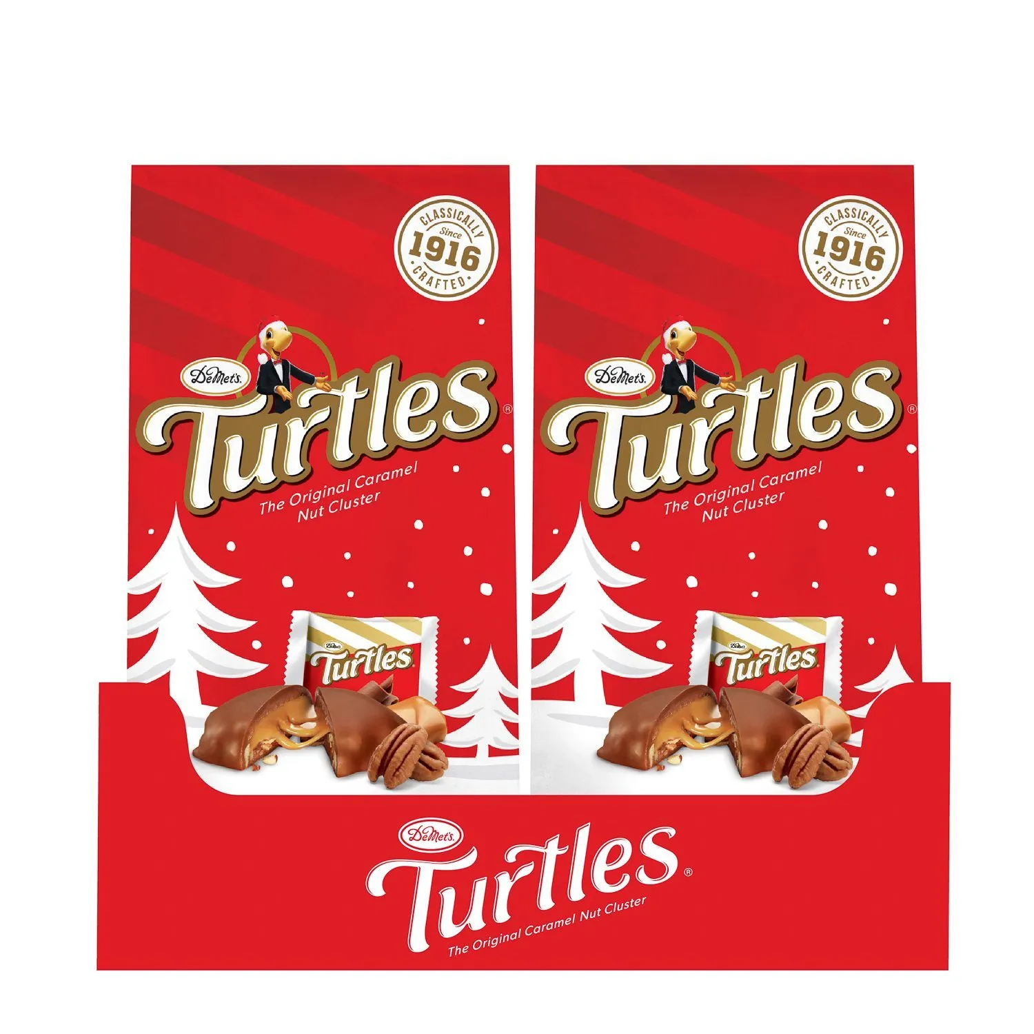 Demet's Turtles - The Original Caramel Nut Cluster