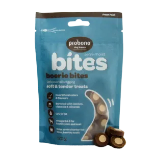 Dog Semi Moist Boerie Bites 120g Pouch