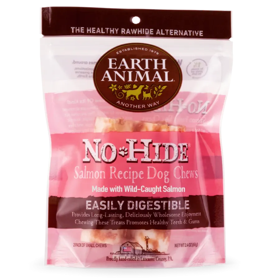 Earth Animal No-Hide Salmon Chew 2PK