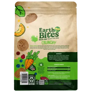 Earthborn Holistic Grain Free EarthBites Turkey Crunchy Treats For Dogs 10oz