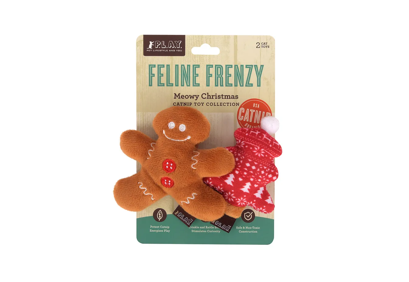 Feline Frenzy Meowy Christmas Toy Set