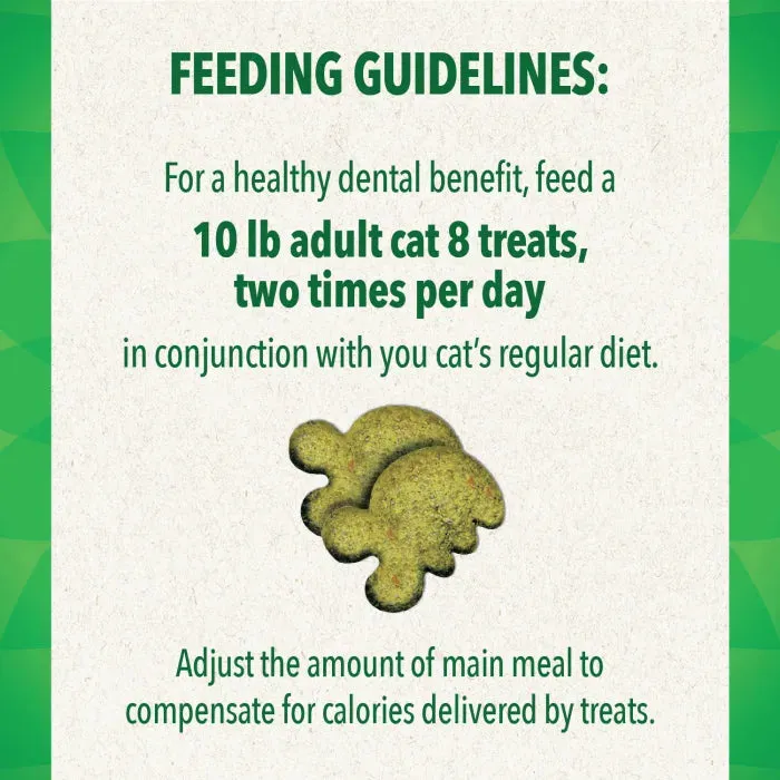 FELINE GREENIES Tempting Tuna Flavored Dental Treats, Mega Size