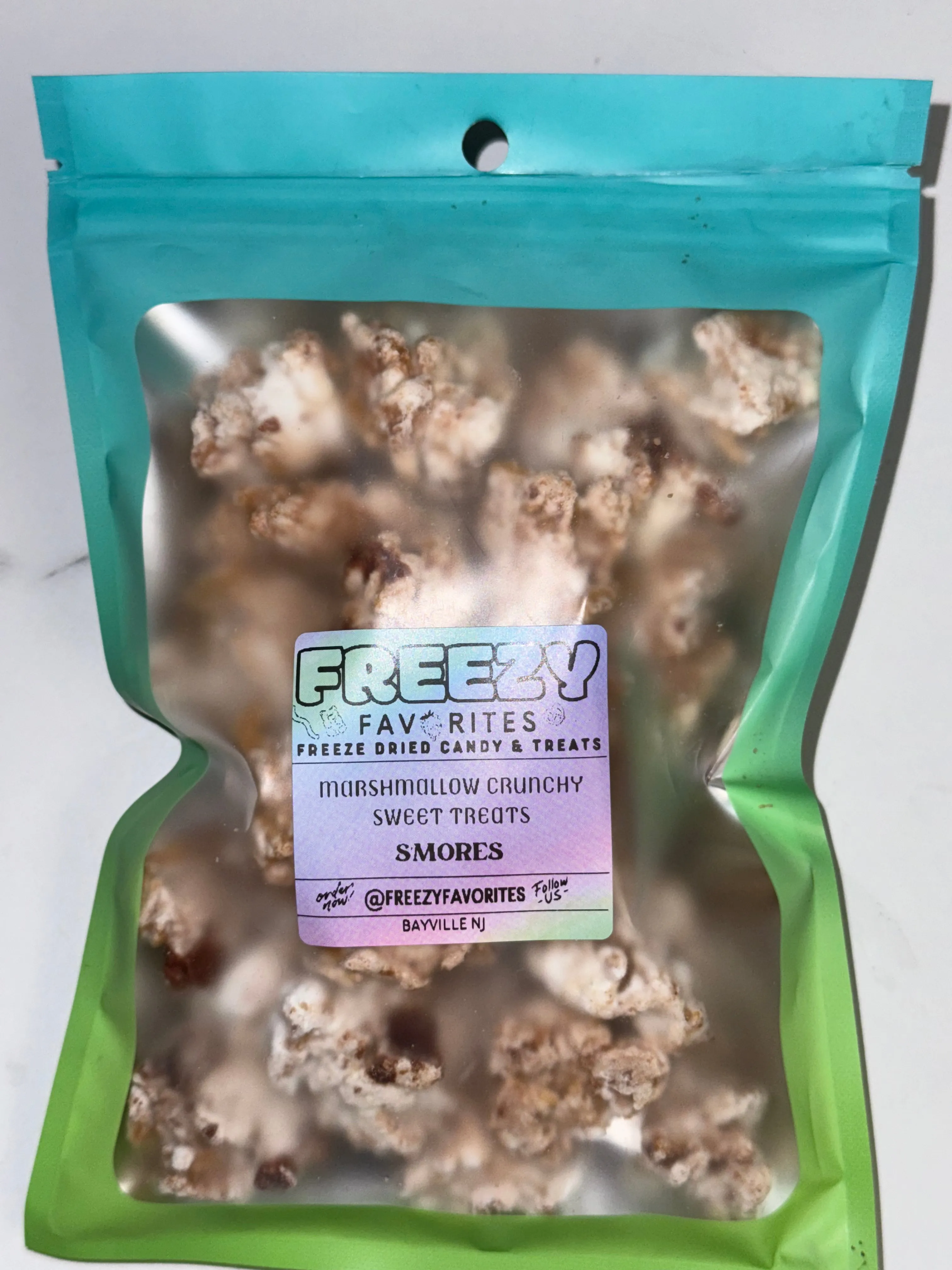 Freeze Dried Marshmallow Crunchy Sweet Treats SMORES