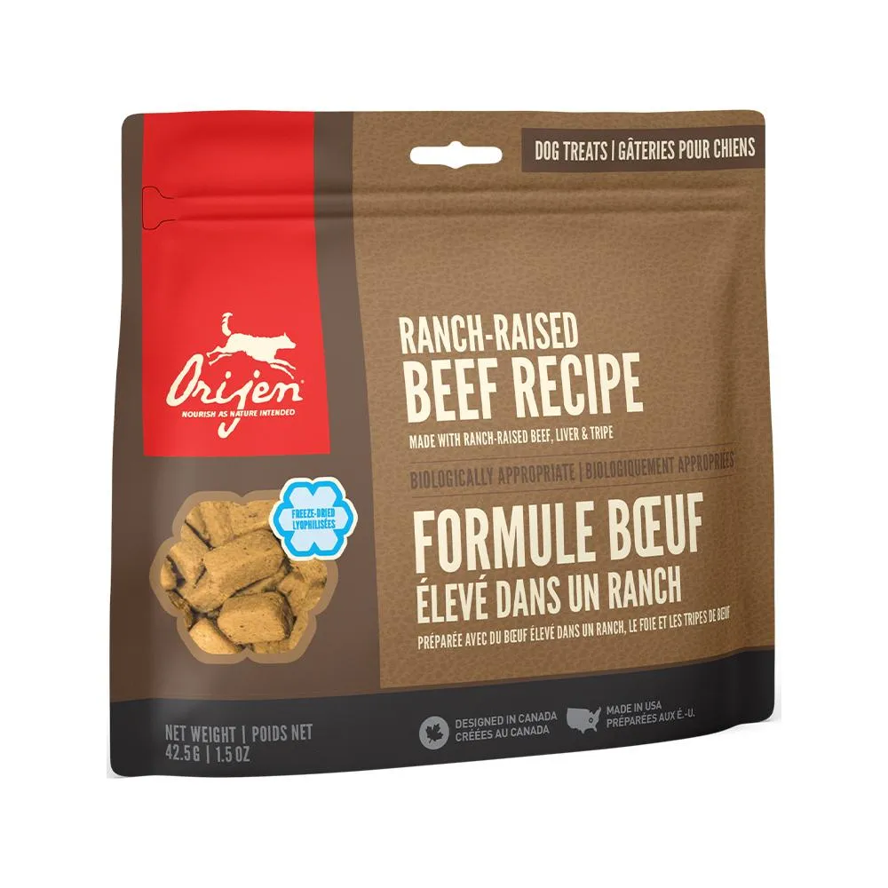 Freeze Dried Ranch-Raised Beef Dog Treats