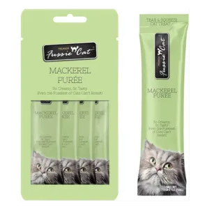 Fussie Cat Mackerel Puree Cat Treats