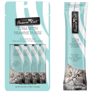 Fussie Cat Tuna With Prawn Puree Cat Treats, 2 oz