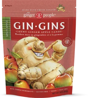 Gin Gins Spicy Apple Ginger Chews