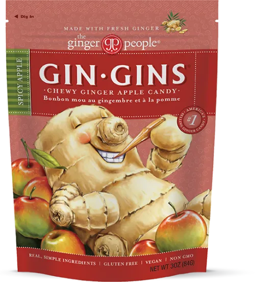 Gin Gins Spicy Apple Ginger Chews