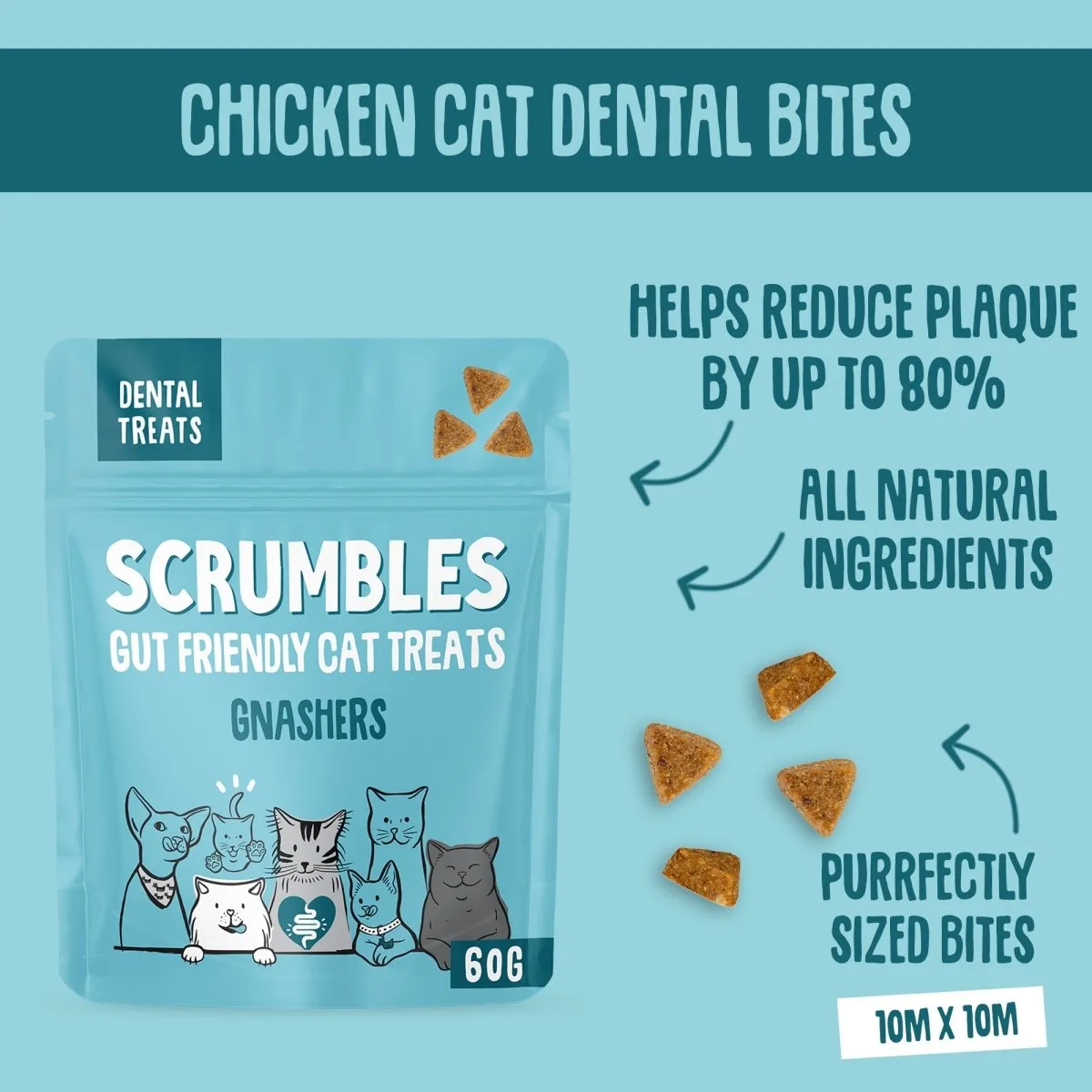 Gnashers: Cat Dental Treats