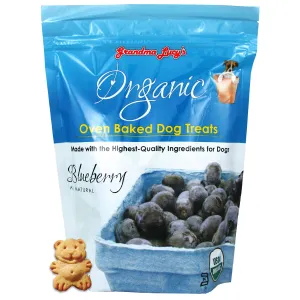 Grandma Lucy's Organic Blueberry Oven Baked Dog Treats, 14-oz bag