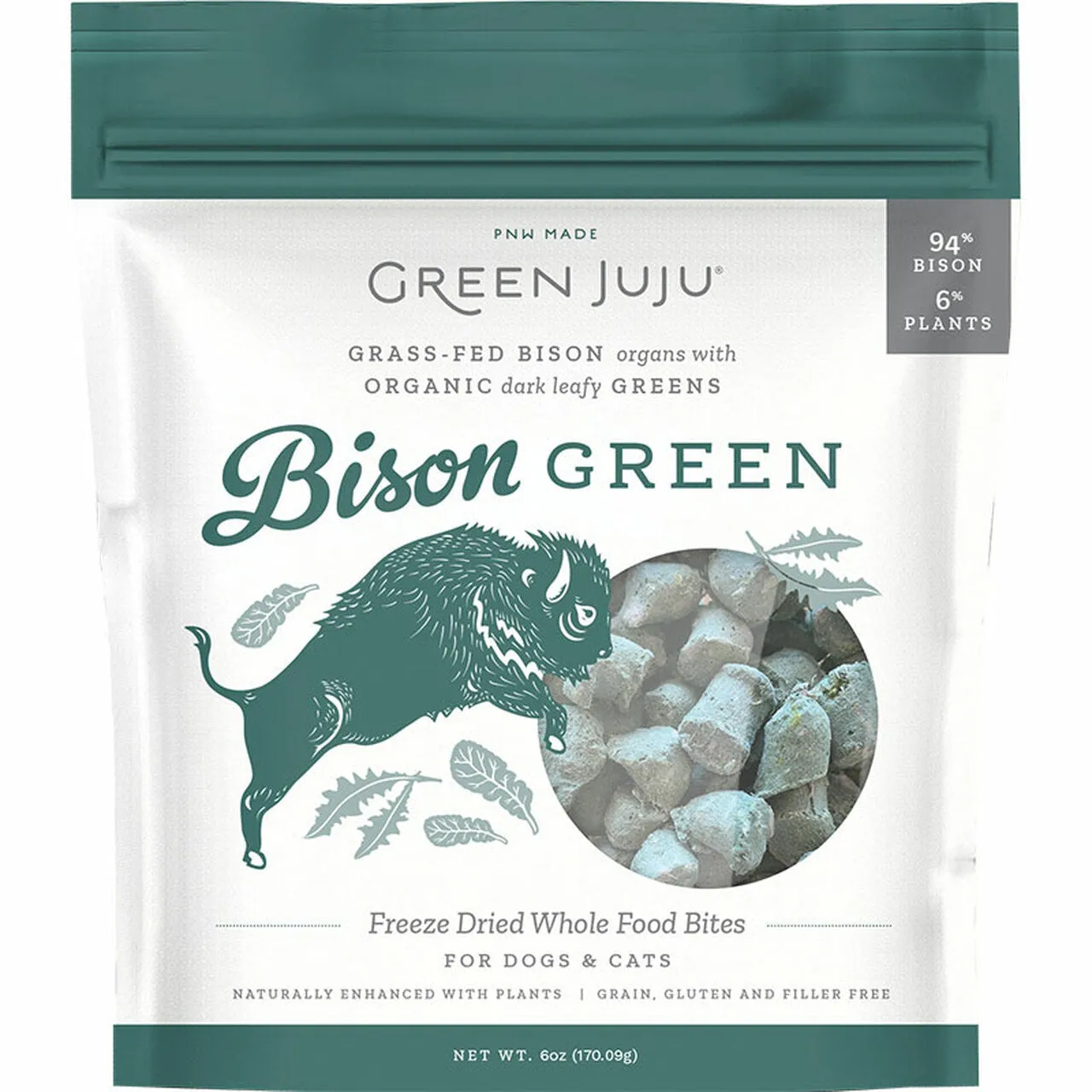 Green Juju Freeze Dried Bison Treats