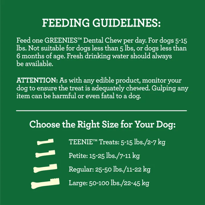 GREENIES Aging Care Large Dental Treats, 17 Count