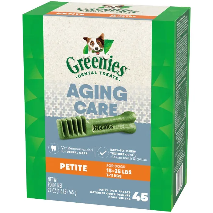 GREENIES Aging Care Petite Dental Treats, 45 Count