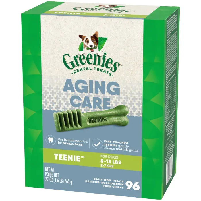 GREENIES Aging Care TEENIE Dental Treats, 96 Count