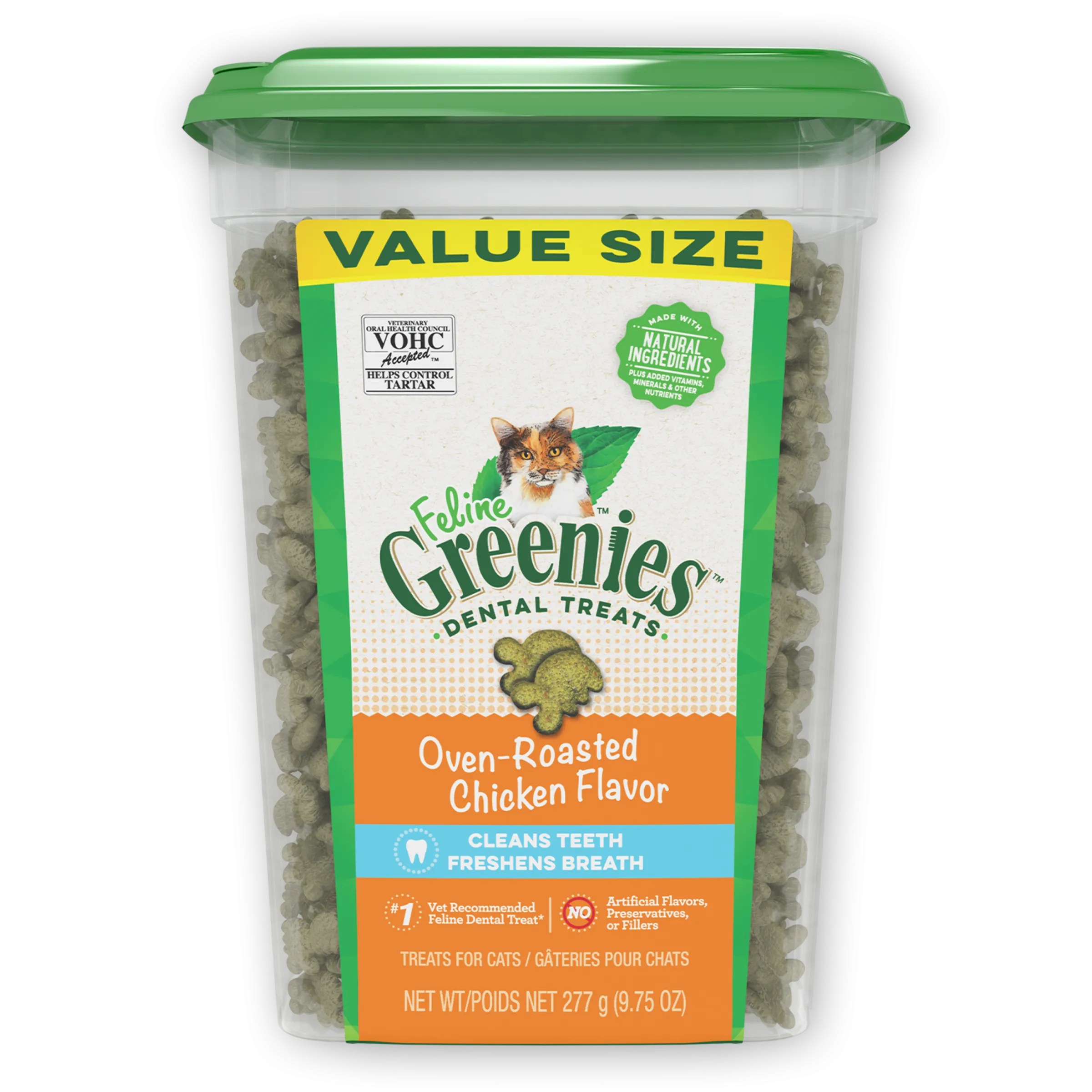 Greenies Cat Dental Health Treats Oven Roasted Chicken