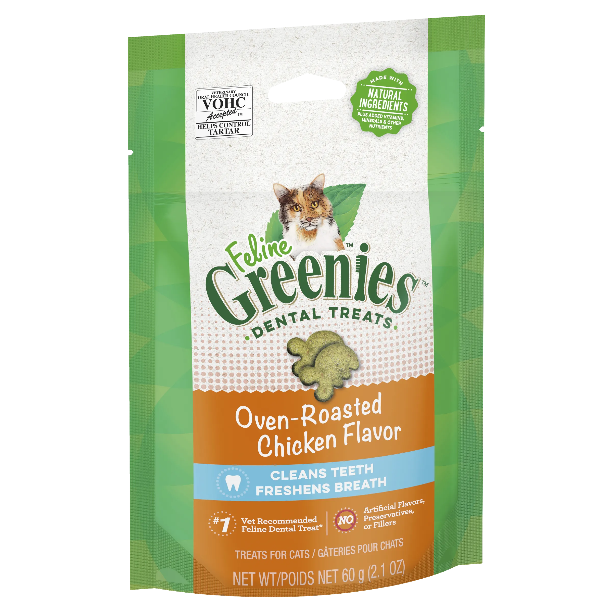 Greenies Cat Dental Health Treats Oven Roasted Chicken