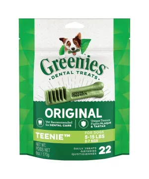 Greenies Dog Treat Original Teenie 170g