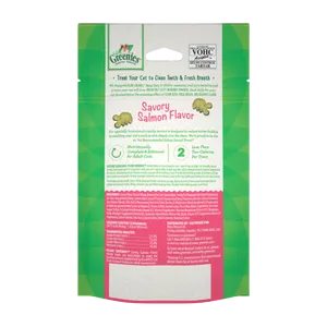 Greenies Feline Savory Salmon Flavor Dental Cat Treats, 2.5-oz bag