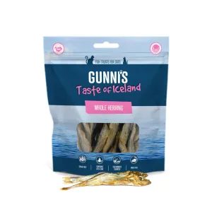 Gunnis Taste of Iceland Whole Herring Cat Treats 42.5g