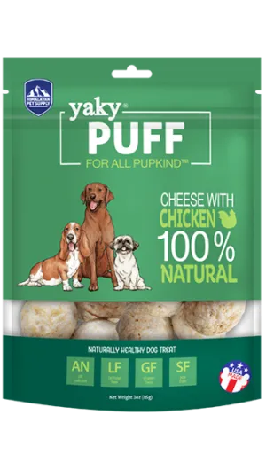 Himalayan Pet Supply: yakyPUFF Cheese with Chicken