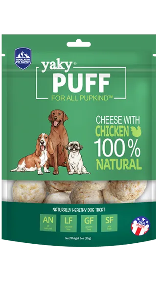 Himalayan Pet Supply: yakyPUFF Cheese with Chicken