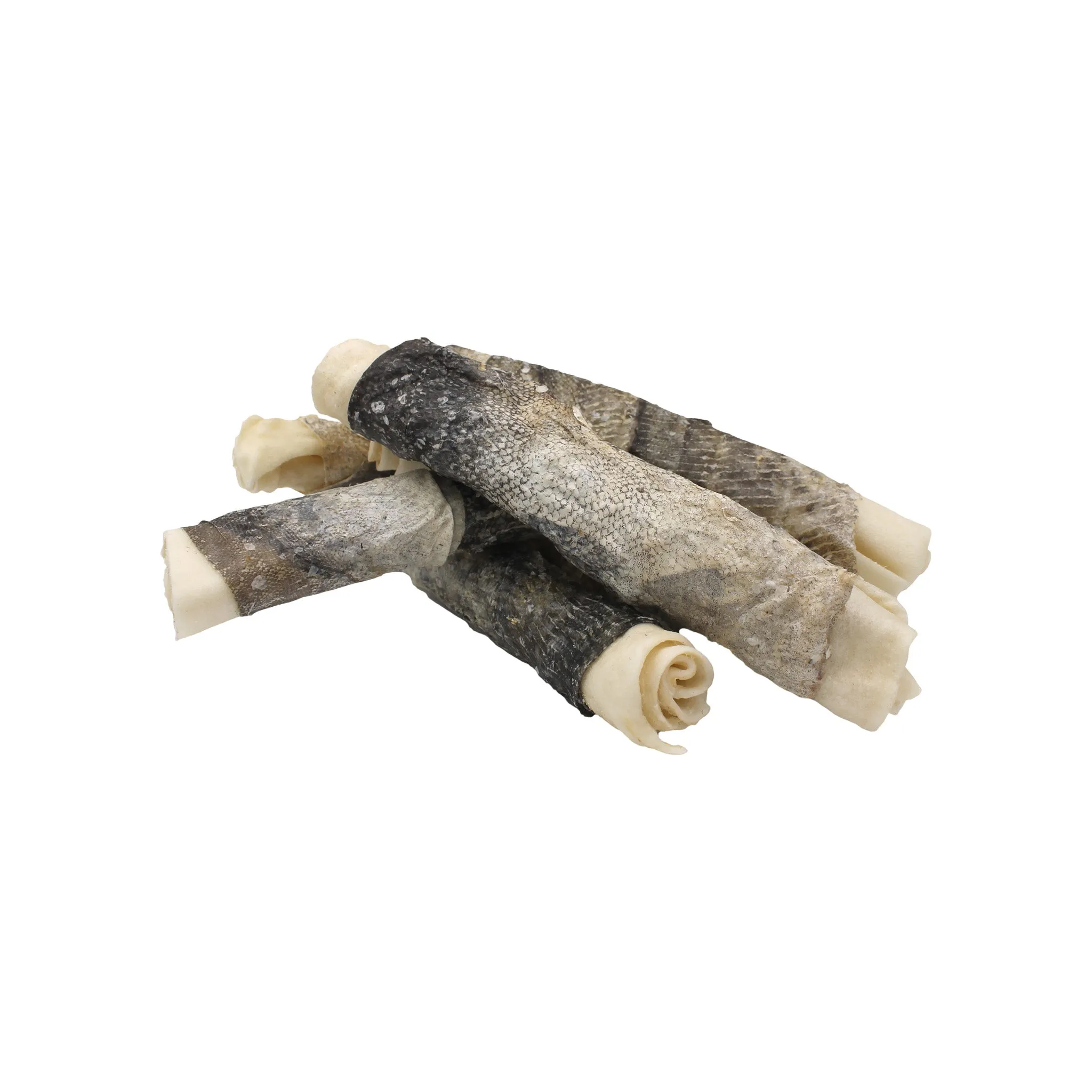 Icelandic  Beef Rolled Collagen Stick Dog Chew with Wrapped Fish