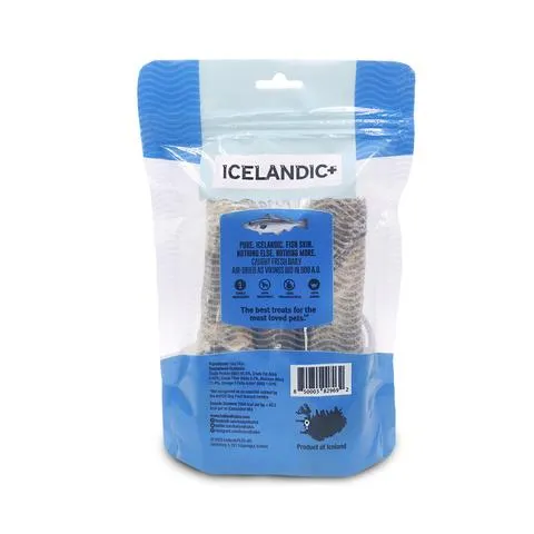 Icelandic  Hand Wrapped Cod Skin Short Chew Stick Dog Treats