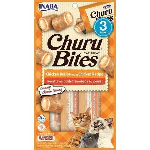 Inaba Churu Bites Chicken Wraps Cat Treats 30g x 6