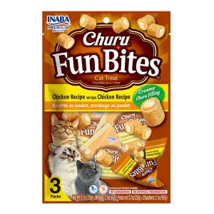 Inaba Churu Fun Bites Chicken Cat Treats 3pk