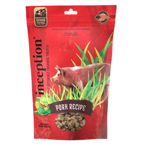 Inception Pork Recipe Soft & Chewy Dog Treats 4 oz