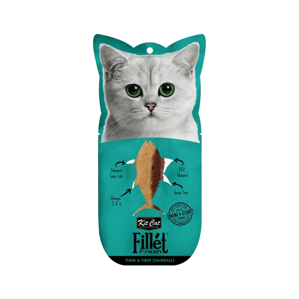 KitCat Fillet Fresh Tuna and Fiber Hairball 30g